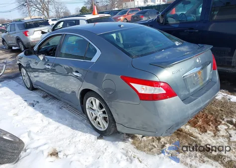 2009 Nissan Maxima 3.5 Sv z USA, uszkodzony, nr VIN 1N4AA51E19C808996